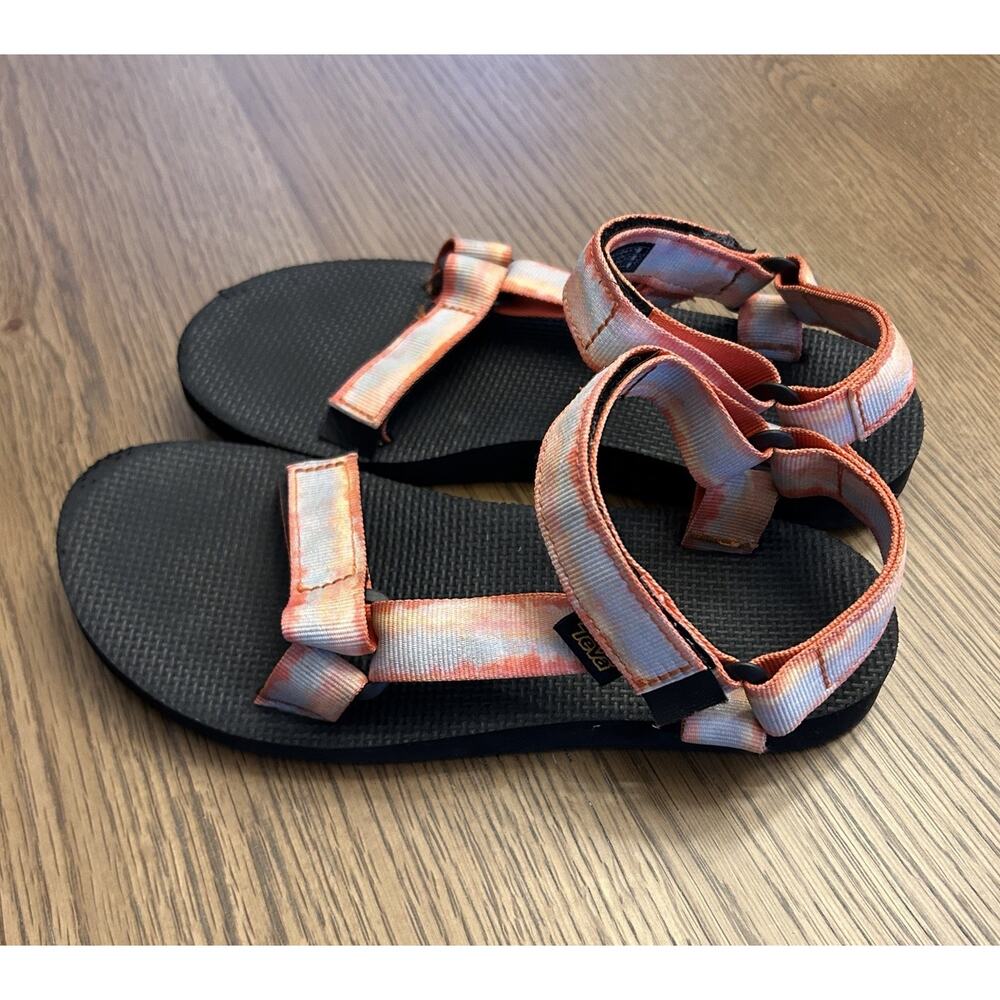 Teva Original Universal Women’s Size 7 Pink Tie Dye Sorbet Strappy Sport Sandal